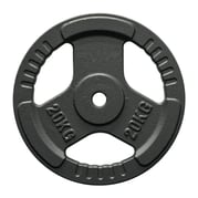 FitNord Vektskive med grep 30 mm, Støpejern 20 kg 1