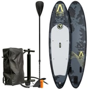 FitNord Aqua 300 SUP-brettsett, G2 NÄSI (lime-svart), med aluminiumpadle 1