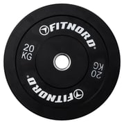 FitNord Bumper Black Vektplate 20 kg 1