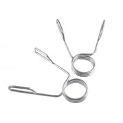 Vektskivelås med langt rett håndtak (par), for olympisk stang, FitNord