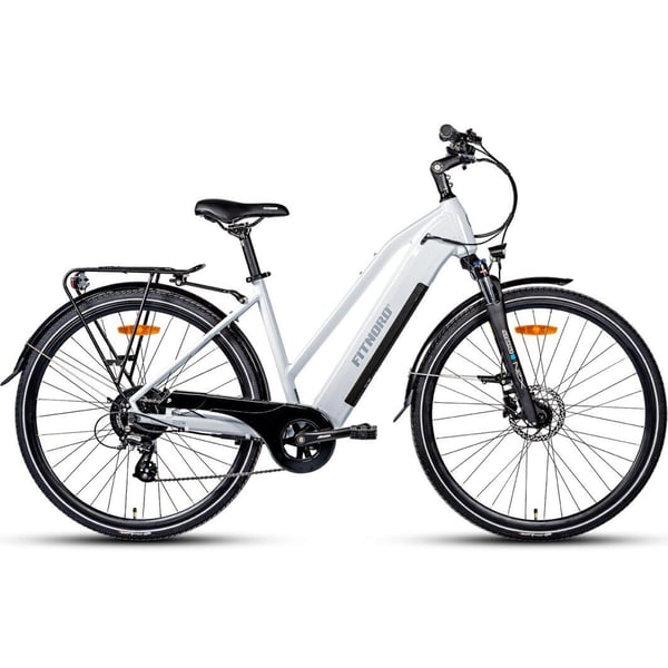 **Montert i butikk**FitNord Ava 300 Elsykkel 2024, hvit (720Wh batteri/45 Nm) 1