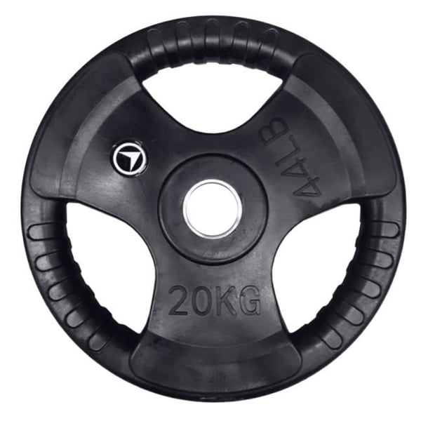 Vektplate 20 kg, FitNord Tri-Grip 1
