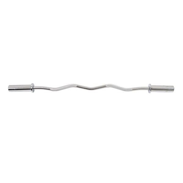 FitNord Curlstang 120 cm, for 50 mm vektplater (EZ-stang) 1