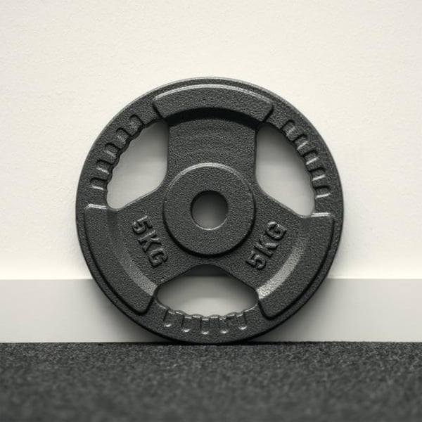 FitNord Vektplate 30 mm, Støpejern 5 kg 3