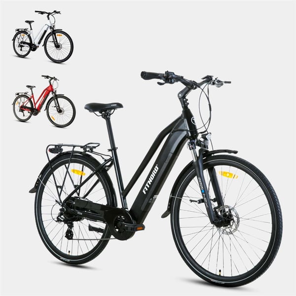 FitNord Ava 300 elsykkel, svart (720 Wh batteri/45 Nm) 3