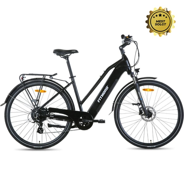 FitNord Ava 300 elsykkel, svart (720 Wh batteri/45 Nm) 1