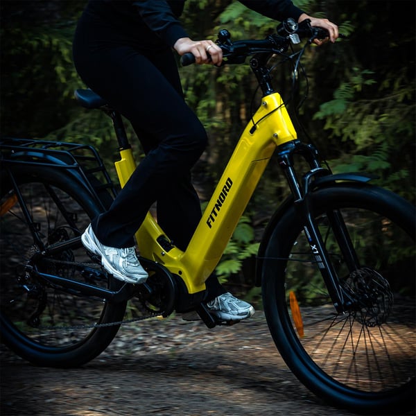 FitNord Ava 700FS Elsykkel, gul 3