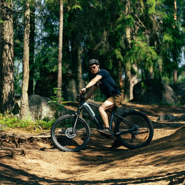 FitNord Ranger 800 Elektrisk terrengsykkel, svart 8