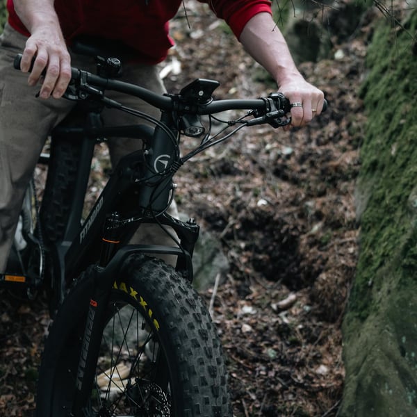 FitNord Rumble 1000 Elfatbike 2024, svart (856 Wh batteri/110 Nm) 3