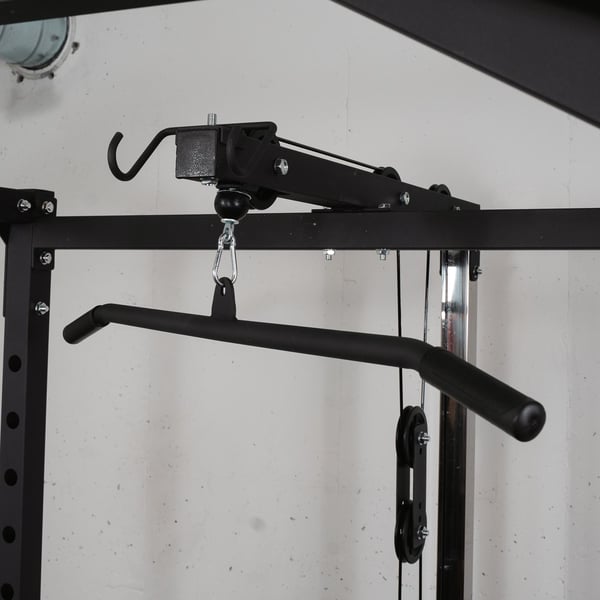 FitNord Power Rack 500 med øvre og nedre dragstasjon 7