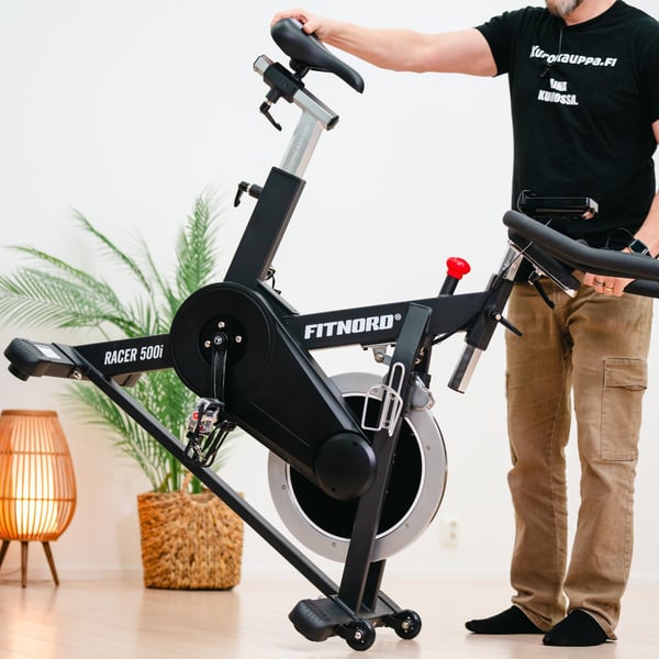 FitNord Racer 500i Spinningsykkel med LCD-display 11