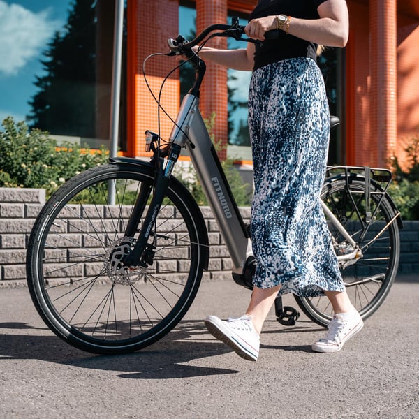 FitNord Classic 500 Elsykkel 2024, rød (630 Wh batteri/80 Nm) 3