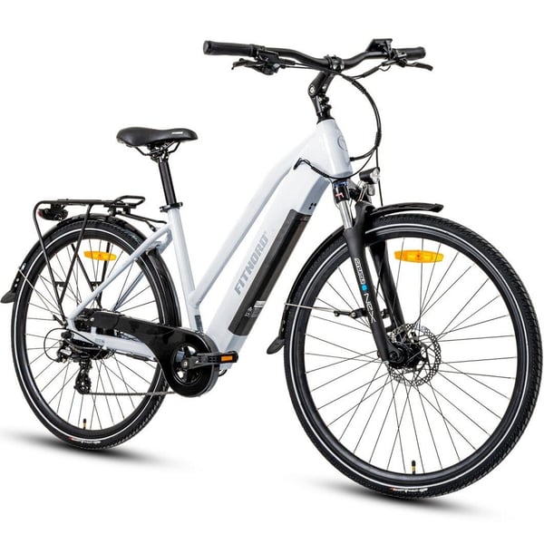 **Montert i butikk**FitNord Ava 300 Elsykkel 2024, hvit (720Wh batteri/45 Nm) 6