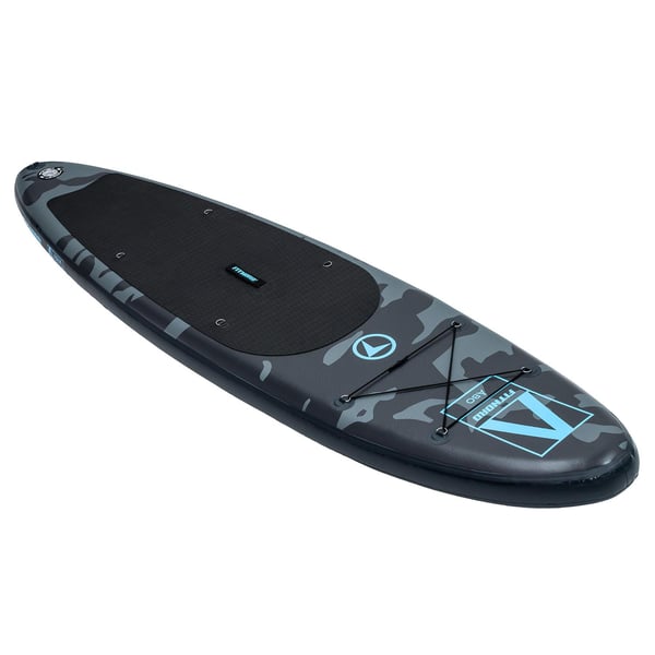 FitNord Aqua Lite SUP-brettsett, G2 Åbo (svart-turkis), med aluminiumsåre 2