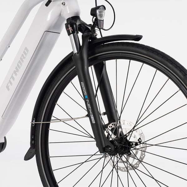 FitNord Ava 500 G2 Elektrisk sykkel, hvit 7
