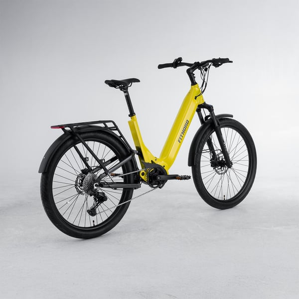 FitNord Ava 700FS Elsykkel, gul 8