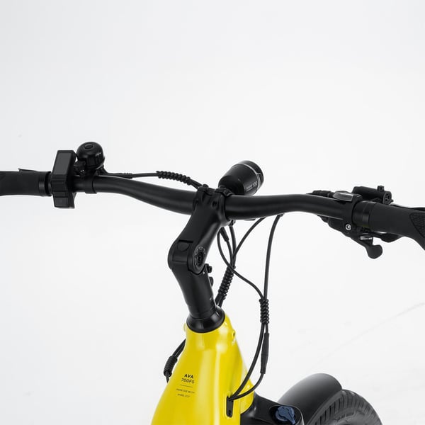 FitNord Ava 700FS Elsykkel, gul 9