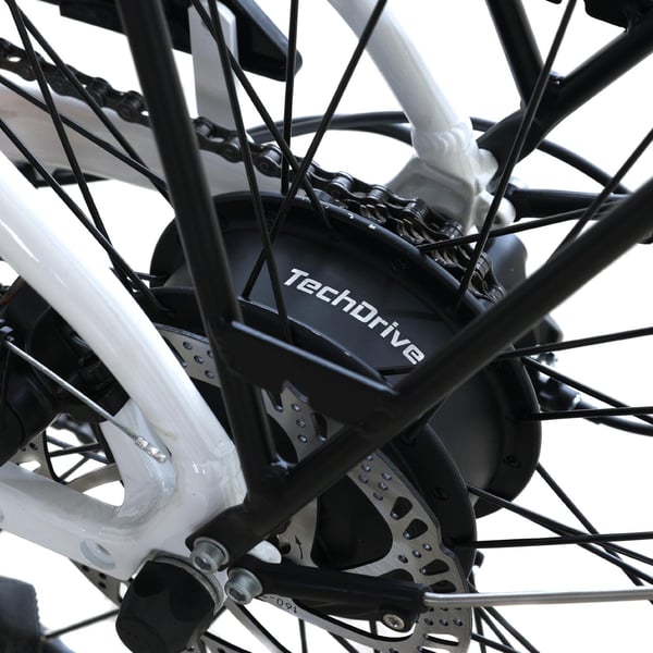 FitNord Ava Jr Elsykkel, hvit (360 Wh batteri) 5