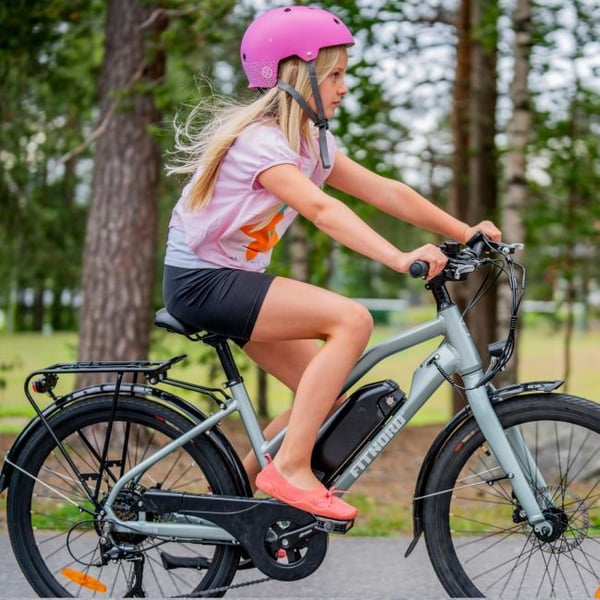 FitNord Ava Jr Elsykkel, hvit (360 Wh batteri) 9