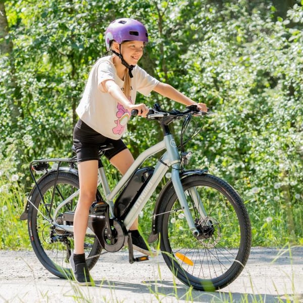 FitNord Ava Jr Elsykkel, hvit (360 Wh batteri) 8