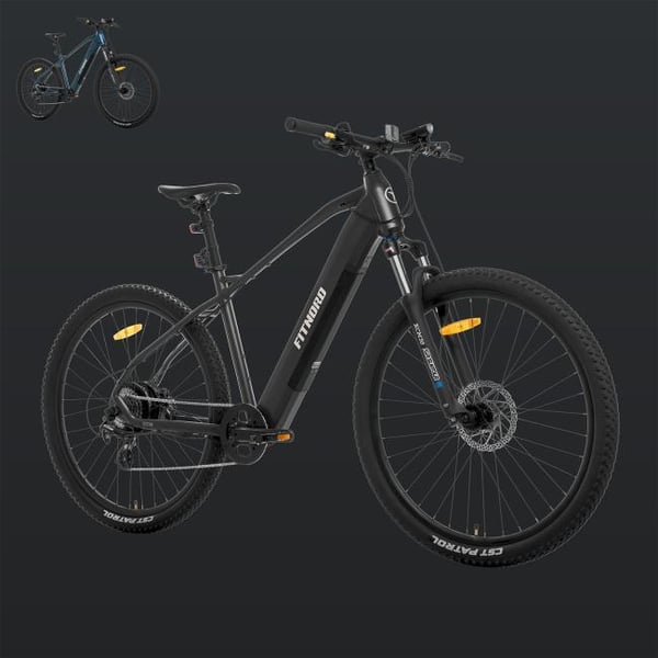 FitNord Ranger 300 El-terrengsykkel 2024, svart (720 Wh batteri/45 Nm) 3