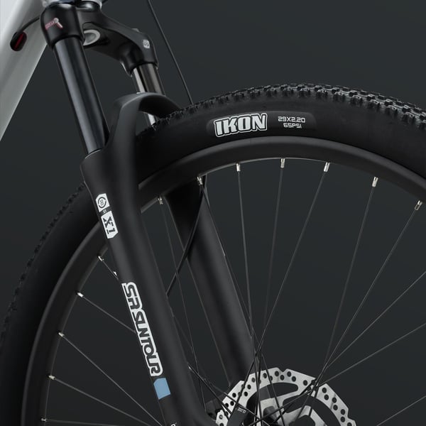 FitNord Ranger 500 Terrengelsykkel 2024, sølv (612Wh batteri/80 Nm) 8