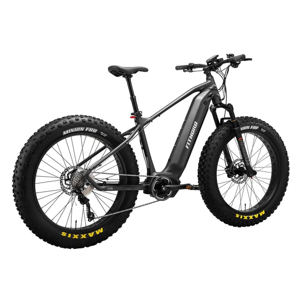 FitNord Rumble 1000 Elfatbike 2024, svart (856 Wh batteri/110 Nm) 9