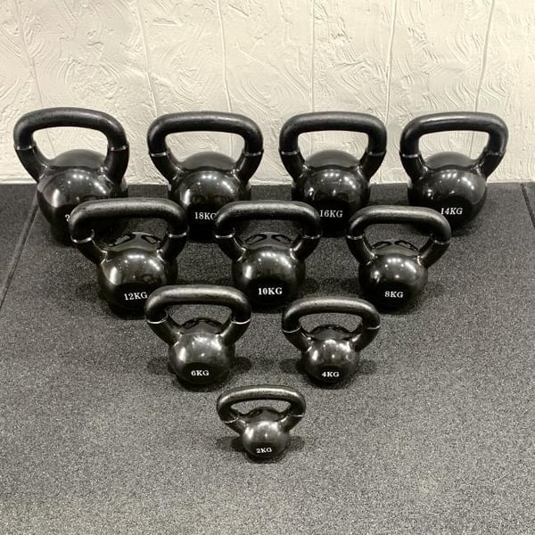 FitNord Vinylbelagt Kettlebell 10 kg G2 2
