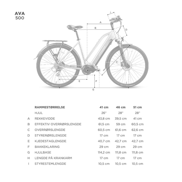 FitNord Ava 500 Elsykkel 2024, gull (612 Wh batteri/80 Nm) 12