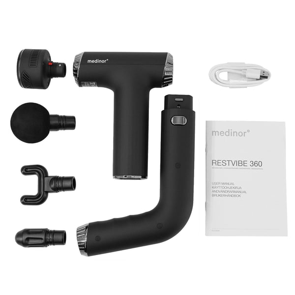 RestVibe 360 Massasjepistol med varme & kuldefunksjon 5