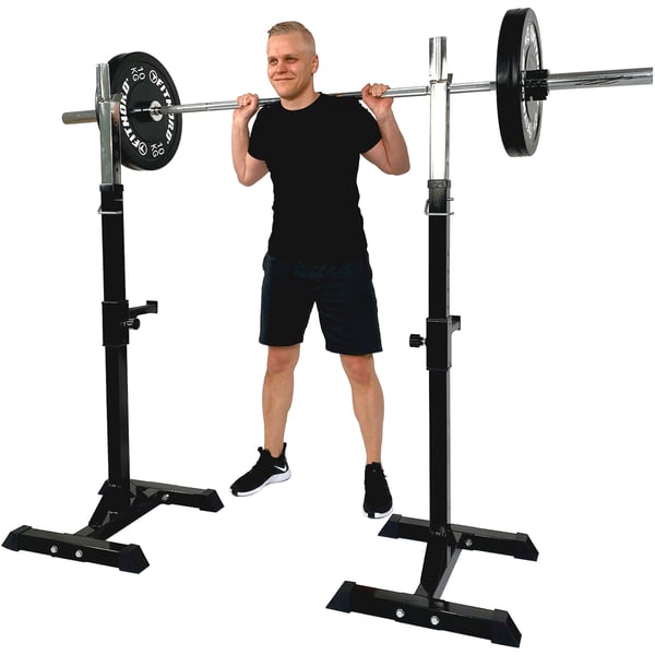 FitNord Benkpress- og knebøystativ 5