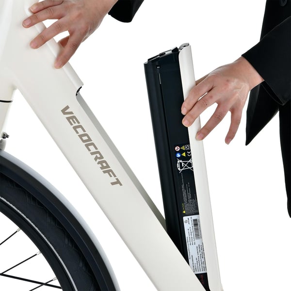 Vecocraft LUNA 2.0 Elsykkel 360 Wh, hvit 3