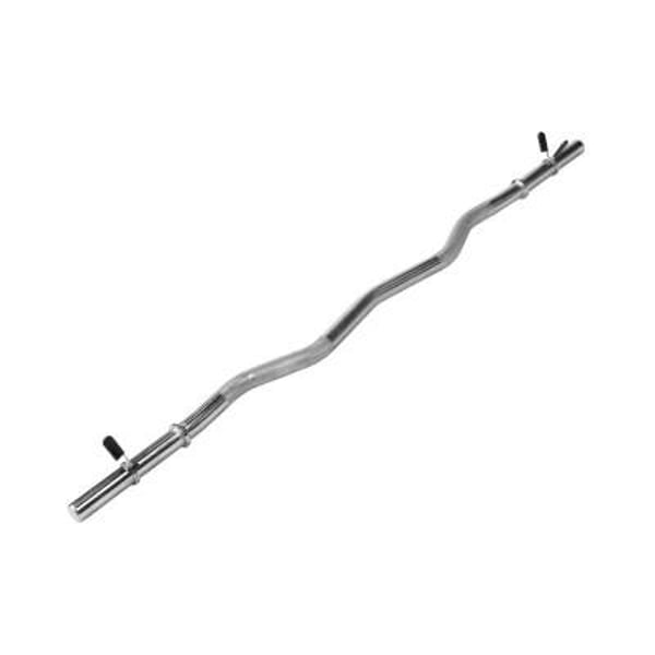 FitNord Curl Bar (120 cm) med fjærlås for 30 mm vektskiver