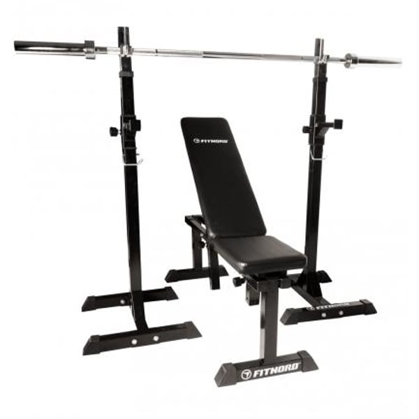 FitNord Benkpress- og knebøystativ
