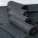 FitNord Gummimatte svart 4 mm (10 m rull) med hvite prikker 5
