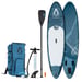 FitNord Aqua 330 SUP-brettsett, G2 KEMI (hvit-svart), med glassfiberåre 1