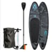 FitNord Aqua Lite SUP-brettsett, G2 Åbo (svart-turkis), med aluminiumsåre 1