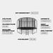 FitNord Bounce Trampoline 430 cm 11