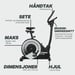 FitNord Cyclo 500E Ergometersykkel 7