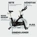 FitNord Racer 1000 Spinningsykkel 7