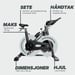 FitNord Racer 200 Spinningsykkel 9