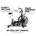 FitNord Invader 500 Airbike Luftmotstandssykkel 7